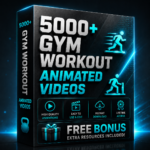 5000+ Gym Workout Animated Videos Bundle