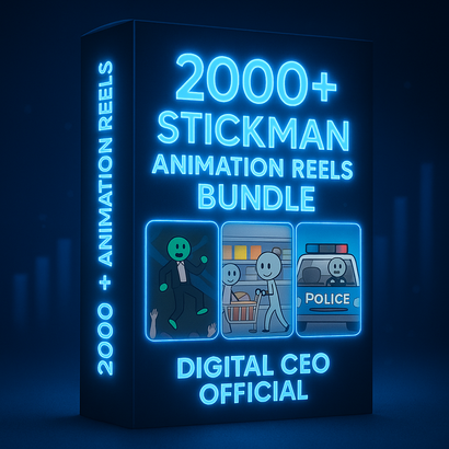 2000+ Stickman Animation Reels Bundle